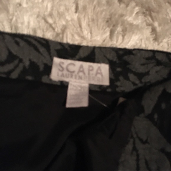 Scapa Lauren Perre Blk & Grays Lined Bodycon Skrt - Picture 4 of 8